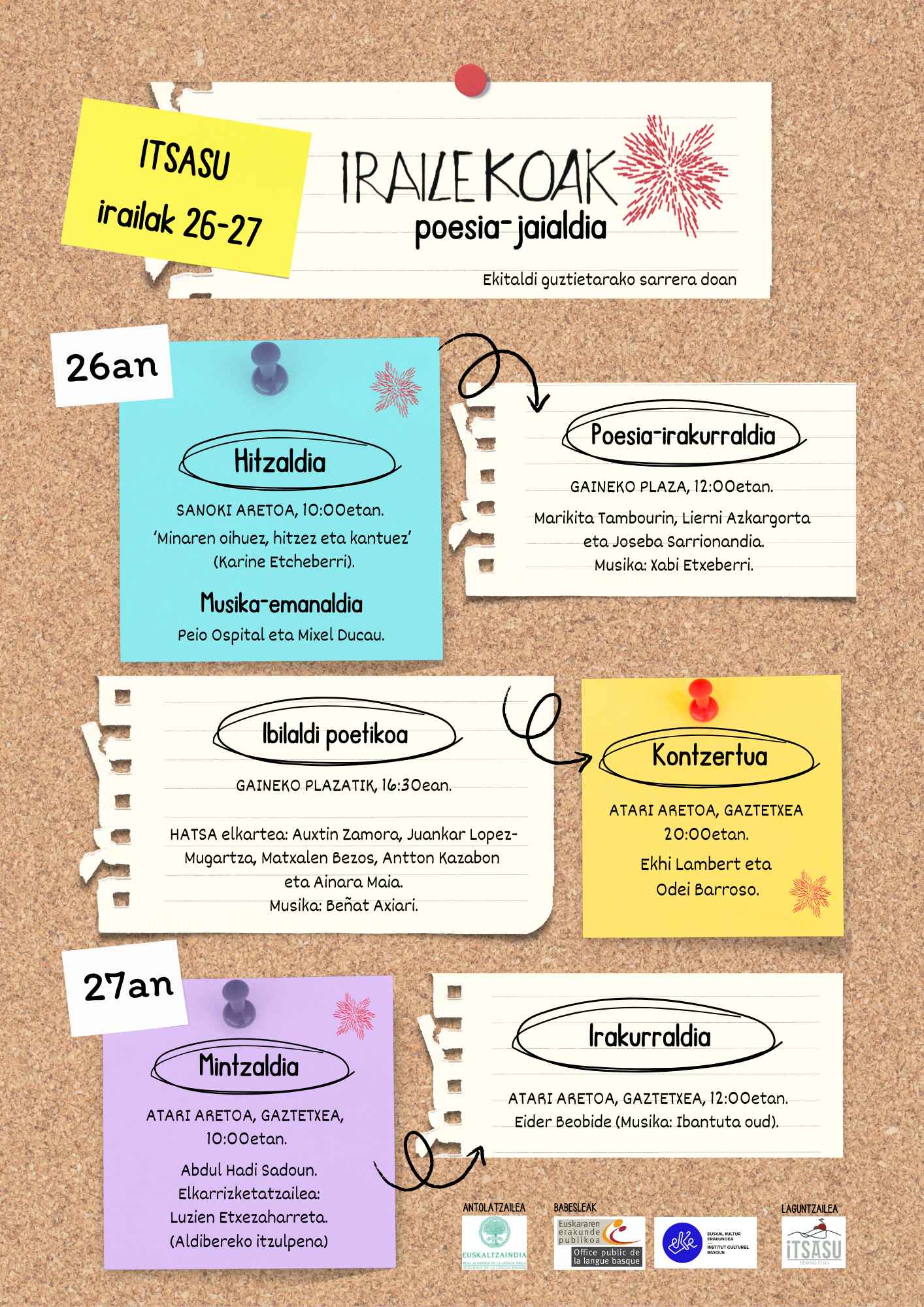 <p style="text-align: justify;">IV. IRAILEKOAK poesia-jaialdia</p>