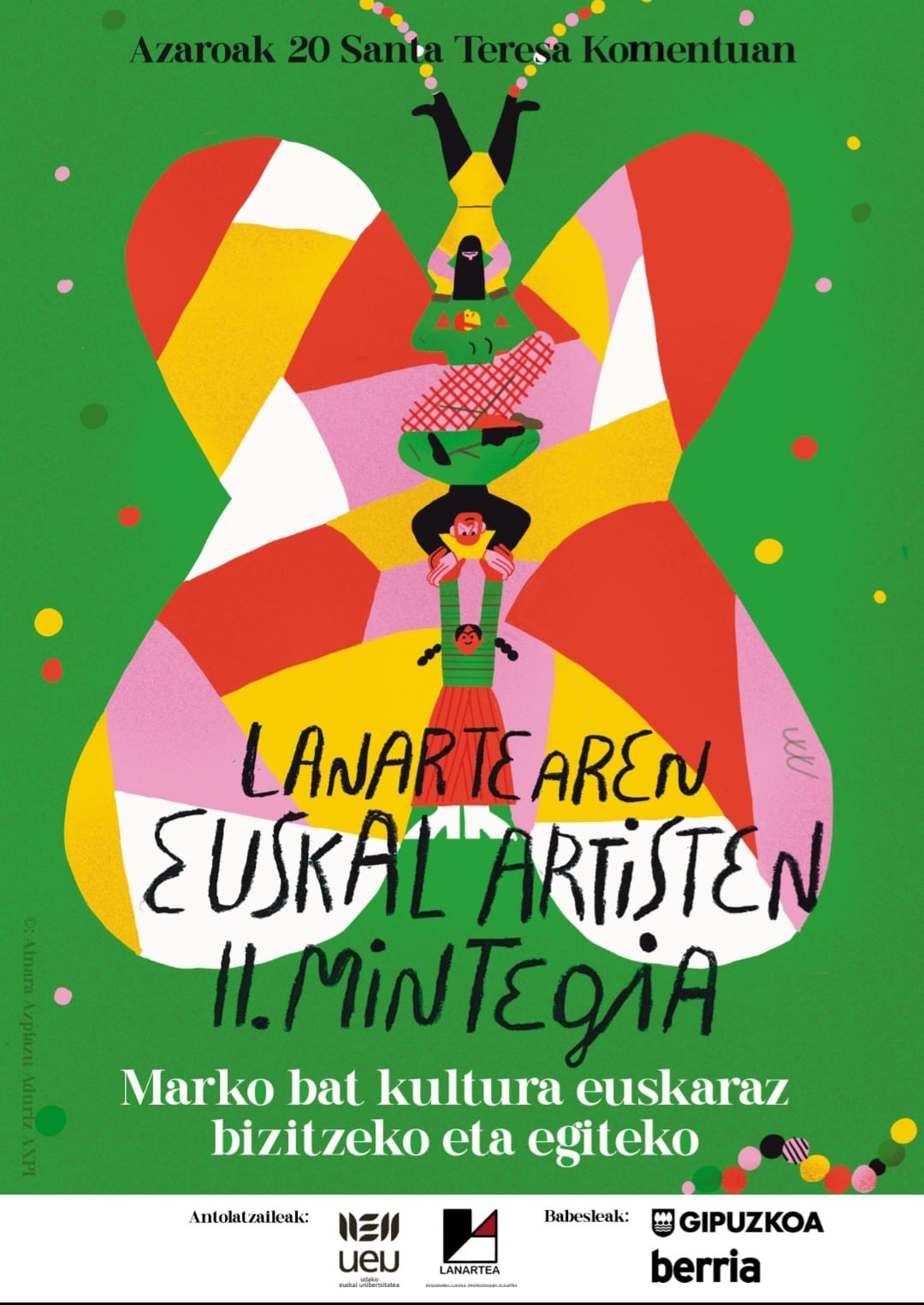 <h2 style="text-align: justify;">Euskal Artisten II. Mintegia: Marko bat kultura euskaraz bizitzeko eta egiteko, minorizazioan ez betikotzeko</h2>