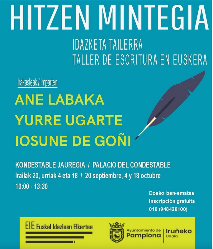 <p>Idazten ikasi nahi duenak badu non egin</p>