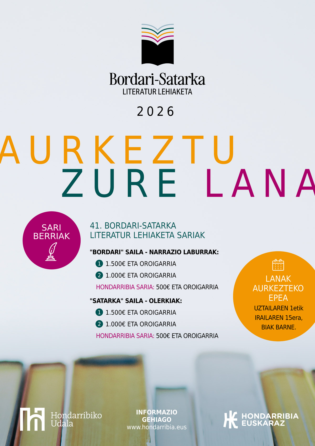 <p style="text-align: justify;">41. Bordari-Satarka Literatur Lehiaketa</p>