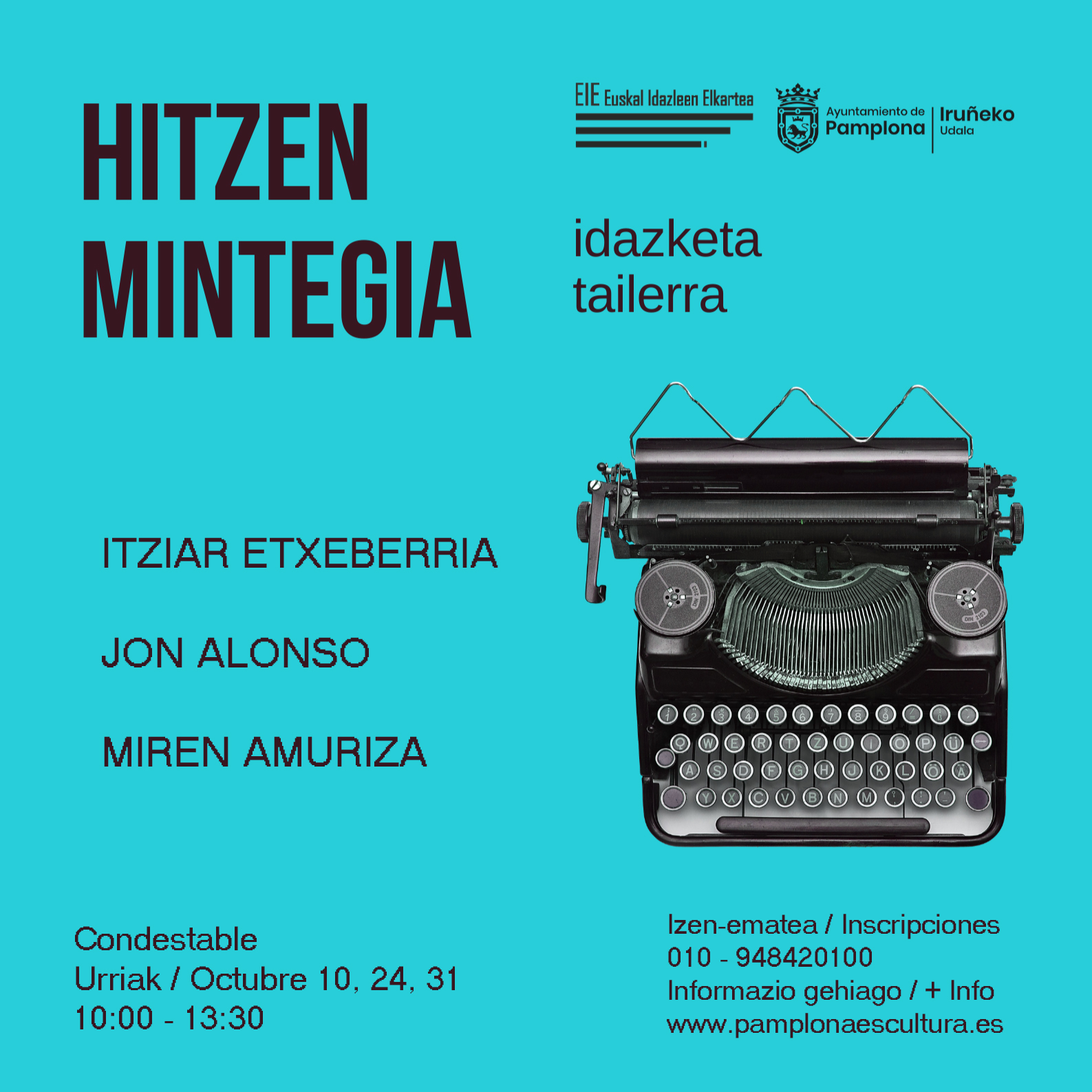<p>Abian da Hitzen Mintegia Iru&ntilde;ean</p>