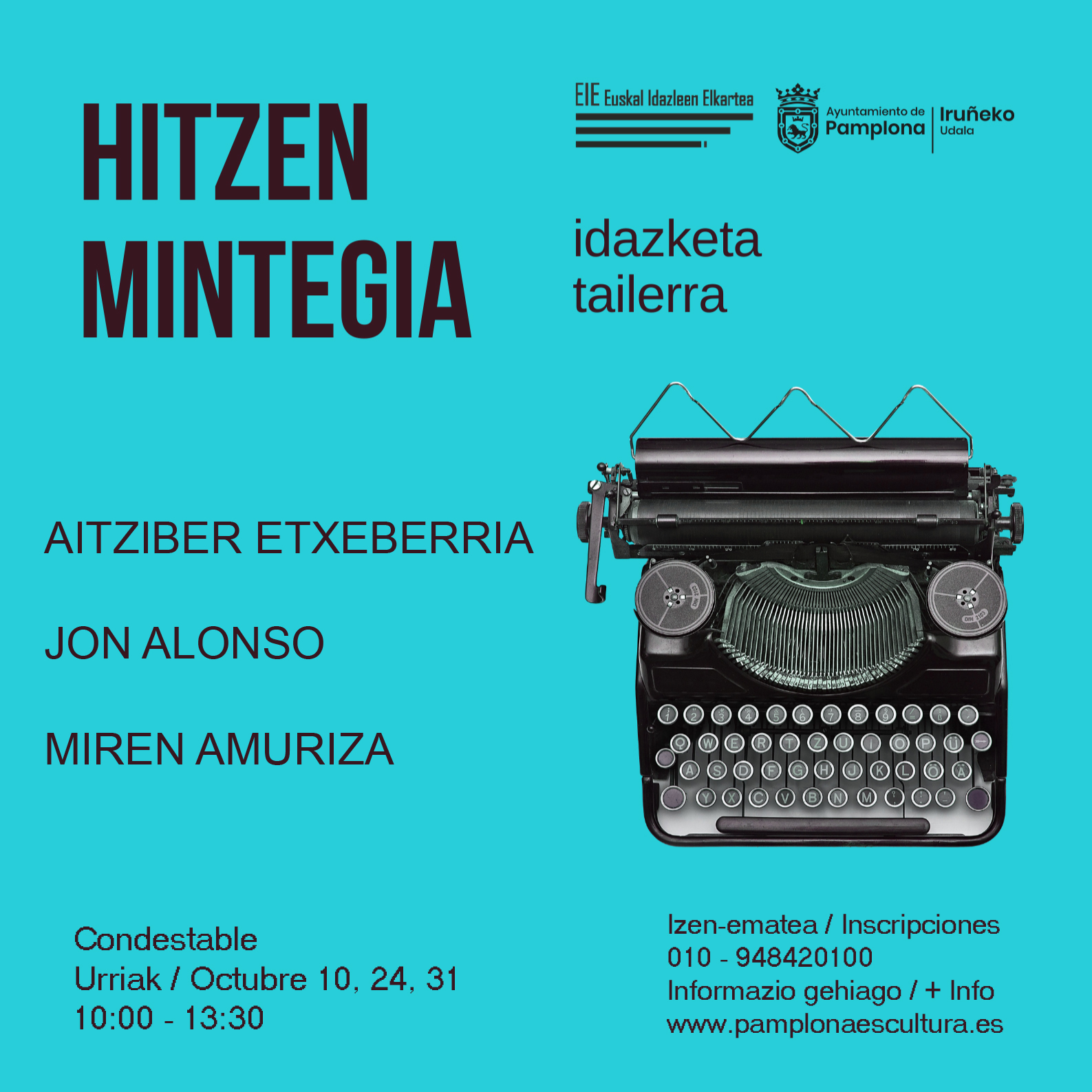<p>Abian da Hitzen Mintegia Iru&ntilde;ean</p>