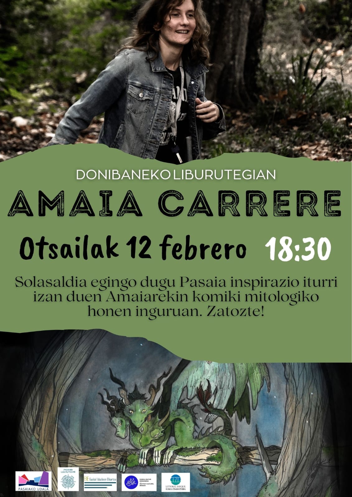 <p>Topaketa Pasai Donibaneko liburutegian</p>