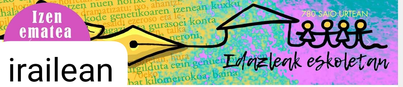 IDAZLEAK ESKOLETAN Izena emateko epea irailean zehar izango da